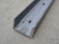 Rubber yard scraper Qmac FRAMEBALK 2.00 / 2.10 RECHT