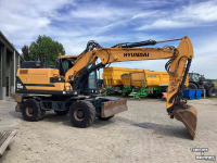 Excavator Hyundai HW140 Bandenkraan