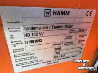 Vibrating rollers Hamm hamm hd 10c vv