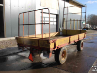 Agricultural wagon Miedema Landbouwwagen balenwagen schamelwagen aanhanger aanhangwagen