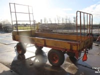 Agricultural wagon Miedema Landbouwwagen balenwagen schamelwagen aanhanger aanhangwagen