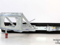 Rubber yard scraper Qmac 210 MECH SCHUIN + HOEK BOBCAT BORD