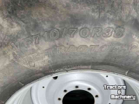Wheels, Tyres, Rims & Dual spacers Bridgestone 710/70r38 VT-Tractor VF 45mm