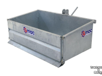 Tractor tipping boxes Qmac trekkerbak 1.25 CAT1 Gegalvaniseerd