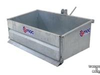 Tractor tipping boxes Qmac trekkerbak 1.25 CAT1 Gegalvaniseerd