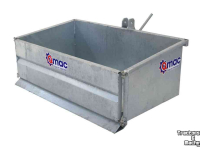 Tractor tipping boxes Qmac Trekkerbak / Transportbak / Grondbak 1.25 CAT 1