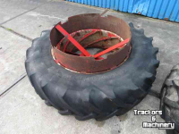 Wheels, Tyres, Rims & Dual spacers Good Year 18.4R38 Dubbelwiel met spindel