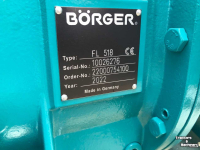 Manure pump Börger FL 518 Mestpomp op driepuntsbok