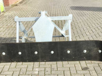 Manure scraper S&H Rubberschuif 3 m / Modderschuif / Wegenschuif