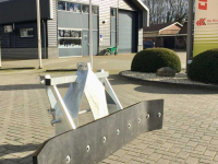 Manure scraper S&H Rubberschuif 3 m / Modderschuif / Wegenschuif