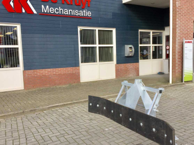 Manure scraper S&H Rubberschuif 3 m / Modderschuif / Wegenschuif