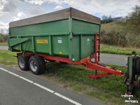 Dumptrailer Agromet 7 tons Agromet T041 kipper zgan