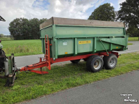 Dumptrailer Agromet 7 tons Agromet T041 kipper zgan