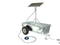 Water trough Solar Energy Qmac Zonnedrinkbak / Drinkwaterbak / Veedrinkbak 900 LITER 100 WATT op zonne energie