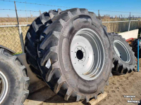 Wheels, Tyres, Rims & Dual spacers Alliance 520/85R38 & 420/70R28 ploegbanden