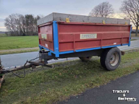 Dumptrailer Legrand 5T kipper hoge kleppen en deuren