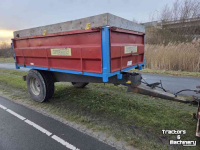 Dumptrailer Legrand 5T kipper hoge kleppen en deuren