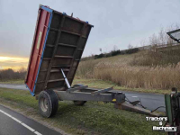 Dumptrailer Legrand 5T kipper hoge kleppen en deuren