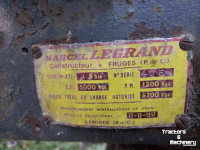 Dumptrailer Legrand 5T kipper hoge kleppen en deuren