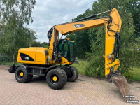 Excavator mobile Caterpillar m313d Mobiele kraan