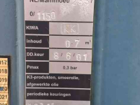 Fuel storage tank  Brandstof tank met onderstel
