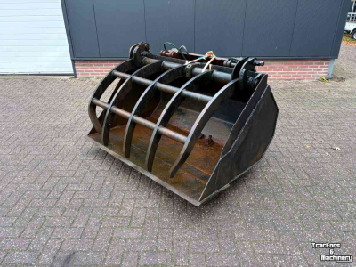 Silage Grabbucket / Grabfork  Pelikaanbak  + Hoogkiepend 1.50 mtr