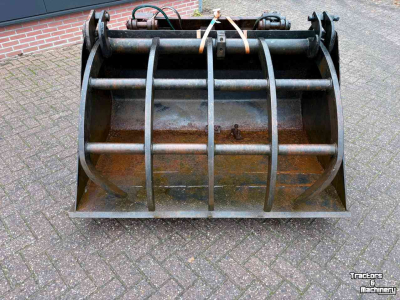Silage Grabbucket / Grabfork  Pelikaanbak  + Hoogkiepend 1.50 mtr