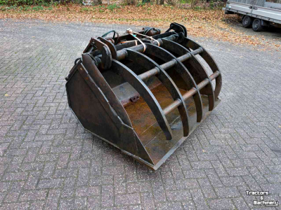 Silage Grabbucket / Grabfork  Pelikaanbak  + Hoogkiepend 1.50 mtr