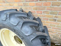 Wheels, Tyres, Rims & Dual spacers BKT 380/70R24 80% Bolling 1.5cm