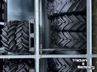 Wheels, Tyres, Rims & Dual spacers Trelleborg 540/65x34 & 440/65x24 op velgen