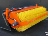 Sweeper Hofstede Bakveegmachine frontlader shovel bak veegmachine compact