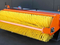 Sweeper Hofstede Bakveegmachine frontlader shovel bak veegmachine compact