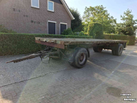 Agricultural wagon  Platte balen wagen 7.70x2.50