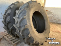 Wheels, Tyres, Rims & Dual spacers Galaxy 710/70R38 set nieuwe banden