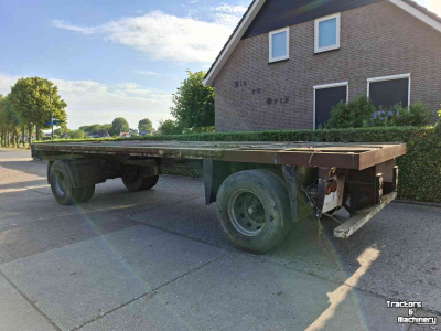 Agricultural wagon  Platte balen wagen 7.70x2.50