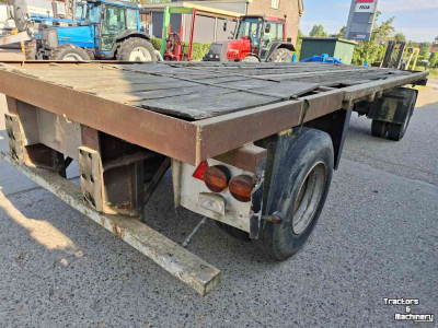 Agricultural wagon  Platte balen wagen 7.70x2.50