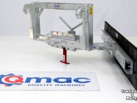 Rubber yard scraper Qmac 210 MECH SCHUIN MERLO T/M 4 TON