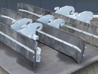 Rubber yard scraper Hofstede CW1 CW10 CW3 CW30 2.0M 2.6M 3.0M rubber modder blubber schuif schuiver lepel insteek