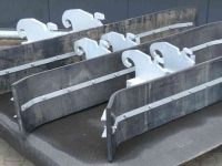 Rubber yard scraper Hofstede CW1 CW10 CW3 CW30 2.0M 2.6M 3.0M rubber modder blubber schuif schuiver lepel insteek