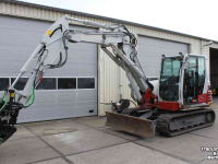 Excavator tracks Takeuchi TB290-2 midigraver graafmachine rupskraan Steelwrist X12 draai/kantelstuk