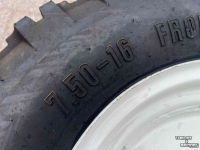 Wheels, Tyres, Rims & Dual spacers Trelleborg 7.50-16 TD 27 incl. 6 gaats velg