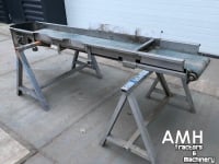 Conveyor  2500X400 TRANSPORTBAND VLAKKE BAND FLAT BELT CONVEYOR BELT FLACHBAND FÖRDERBAND
