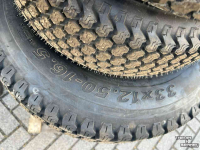Wheels, Tyres, Rims & Dual spacers New Holland 33x12.50-16.5 +23x8.50-12 Boomer 25 gazon banden