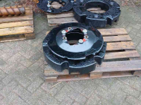 Wheelweights Fendt wielgewicht met moederplaat