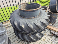 Wheels, Tyres, Rims & Dual spacers Alliance Dubbellucht set Achter 20.8R42, voor 16.9-28