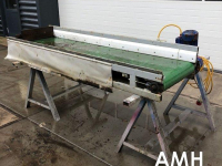 Conveyor  2200X600 TRANSPORTBAND VLAKKE BAND FLAT BELT CONVEYOR BELT FLACHBAND FÖRDERBAND