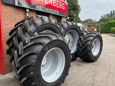 Wheels, Tyres, Rims & Dual spacers Michelin 900/50R42 en 710/55R30 Mach X BIB banden wielen velgen