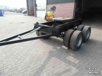 Low loader / Semi trailer  Dolly / platformaanhanger 20 ton geveerd
