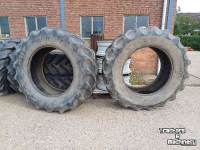 Wheels, Tyres, Rims & Dual spacers Good Year 580/70R38