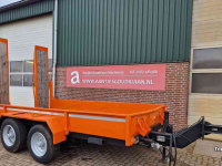 Low loader / Semi trailer AGM Oprijwagen
